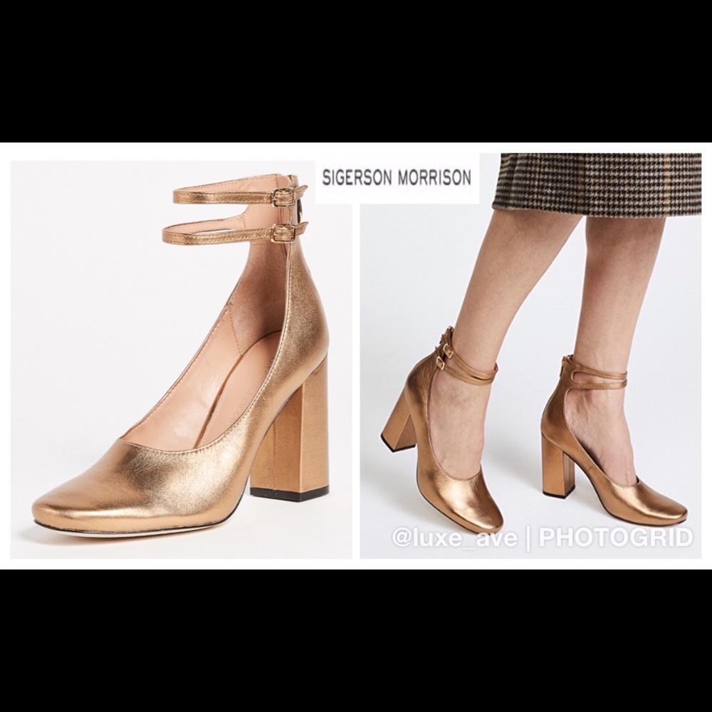 💫Sigerson Morrison Plum Pumps